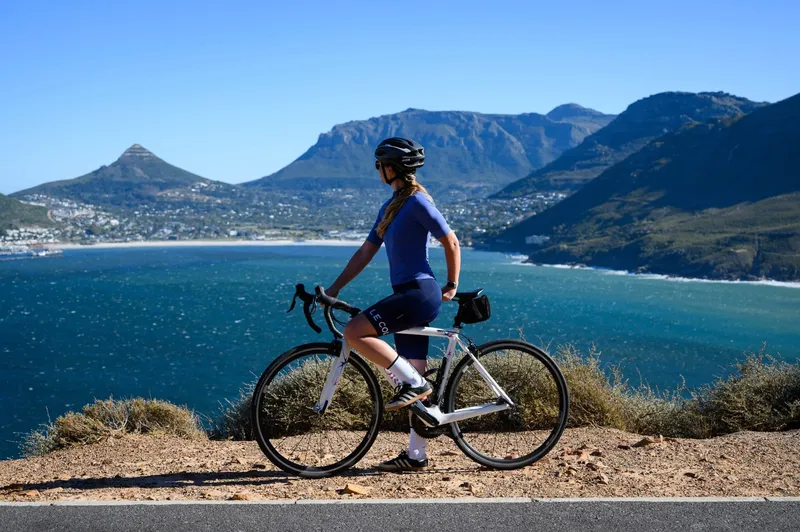 Hiking trail on the Cape Peninsula with sea view