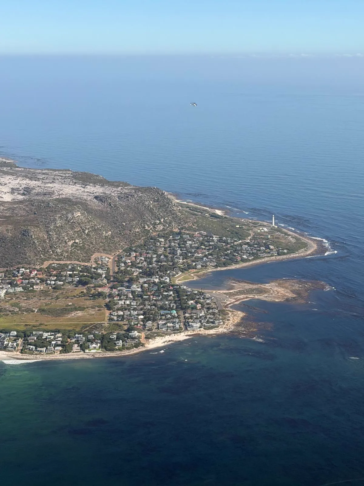 Phare de Slangkop vu du ciel
