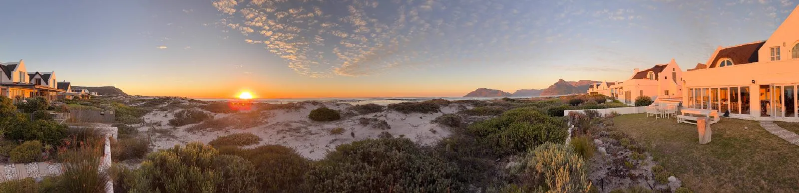 Coucher de soleil panoramique sur Le Cap