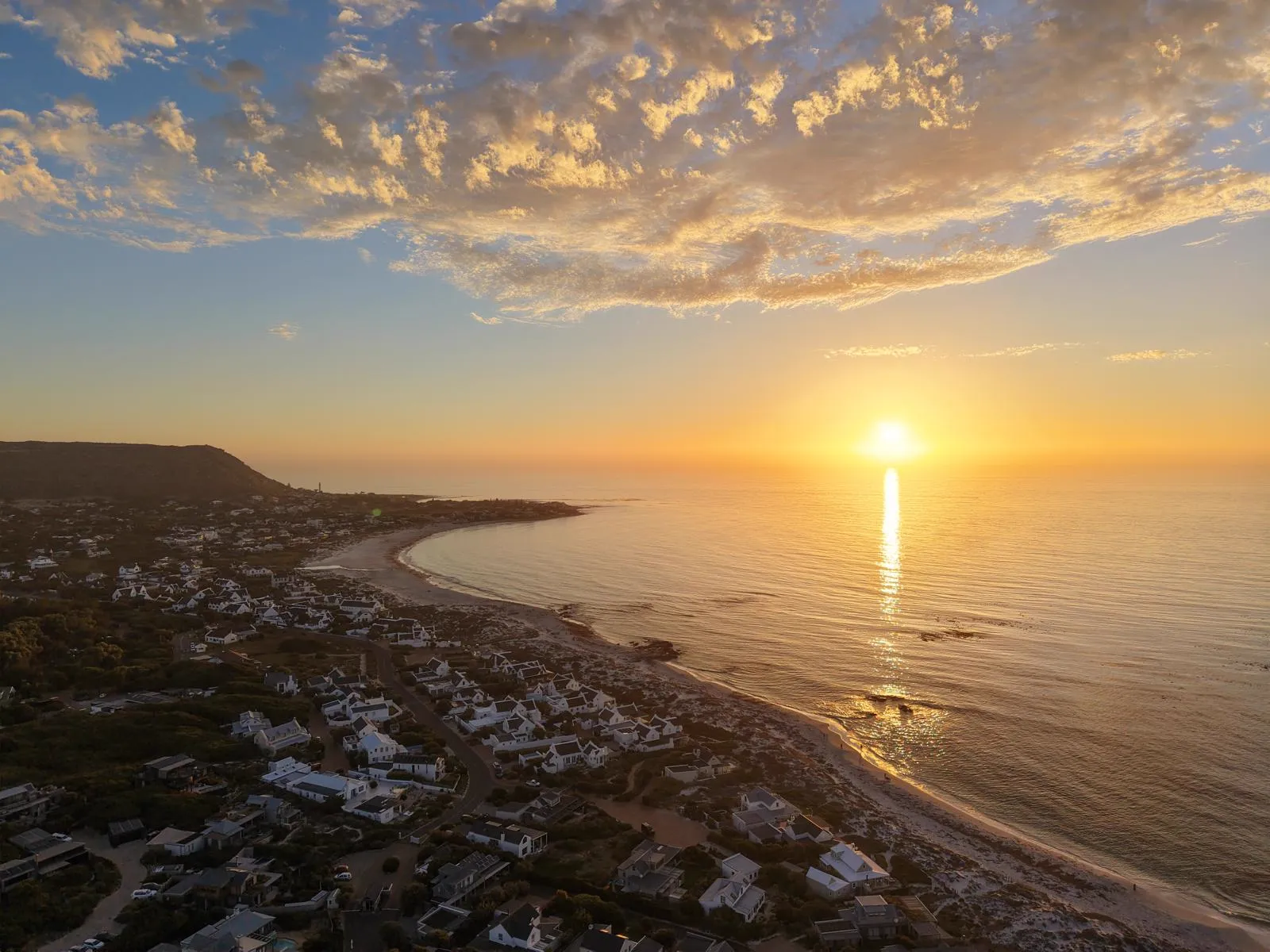 Heure dorée sur la péninsule du Cap
